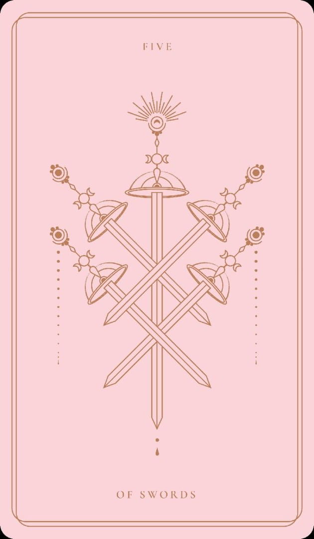 Пятёрка мечей — Soul Cards Tarot