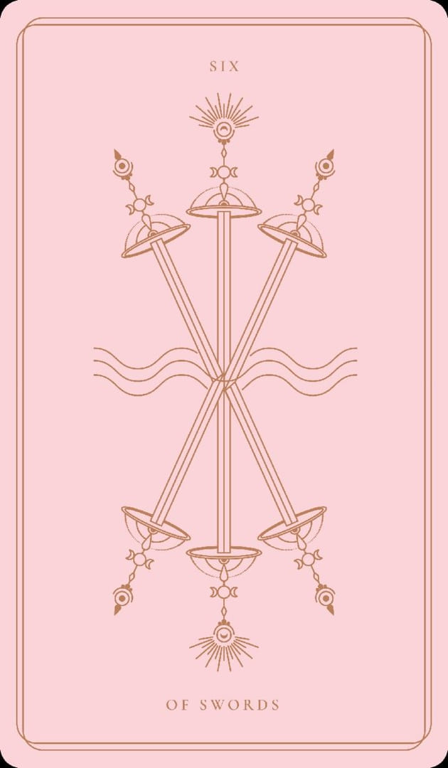 Шестёрка мечей — Soul Cards Tarot