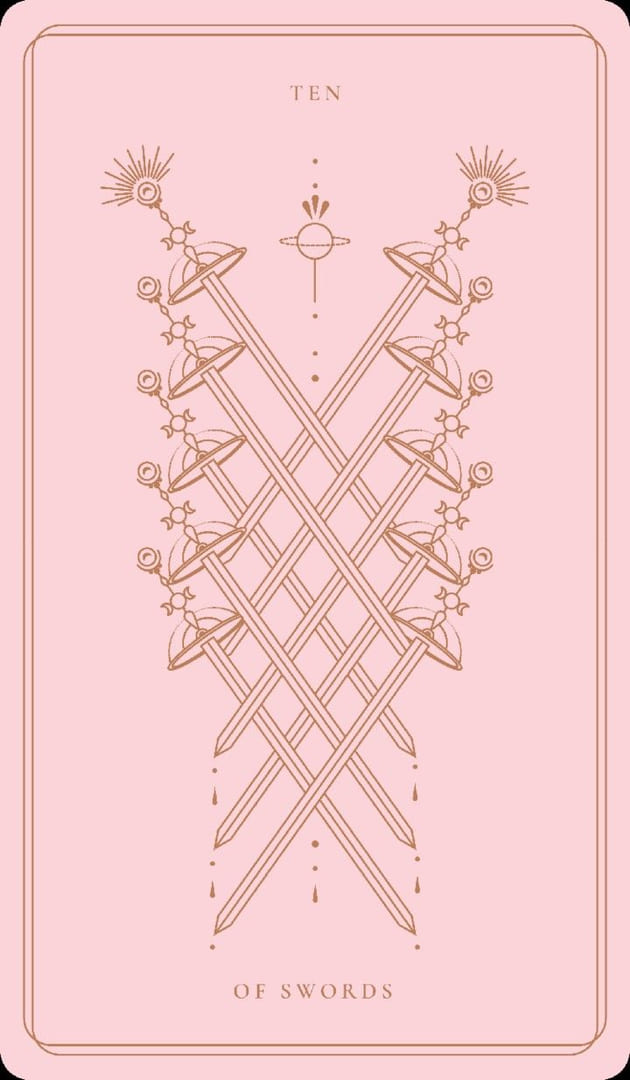 Десятка мечей — Soul Cards Tarot