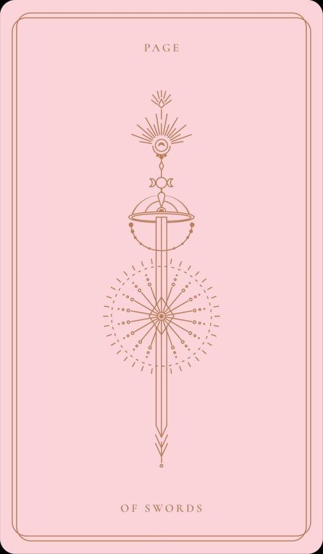 Паж мечей — Soul Cards Tarot