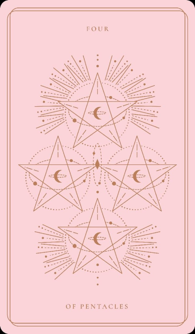 Четверка пентаклей — Soul Cards Tarot