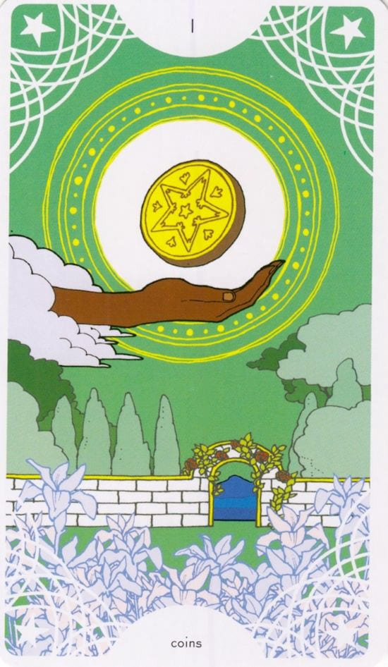 Туз пентаклей — Таро Звездного Прядильщика