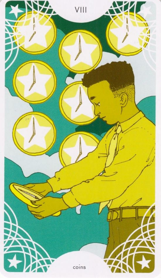 Восьмёрка пентаклей