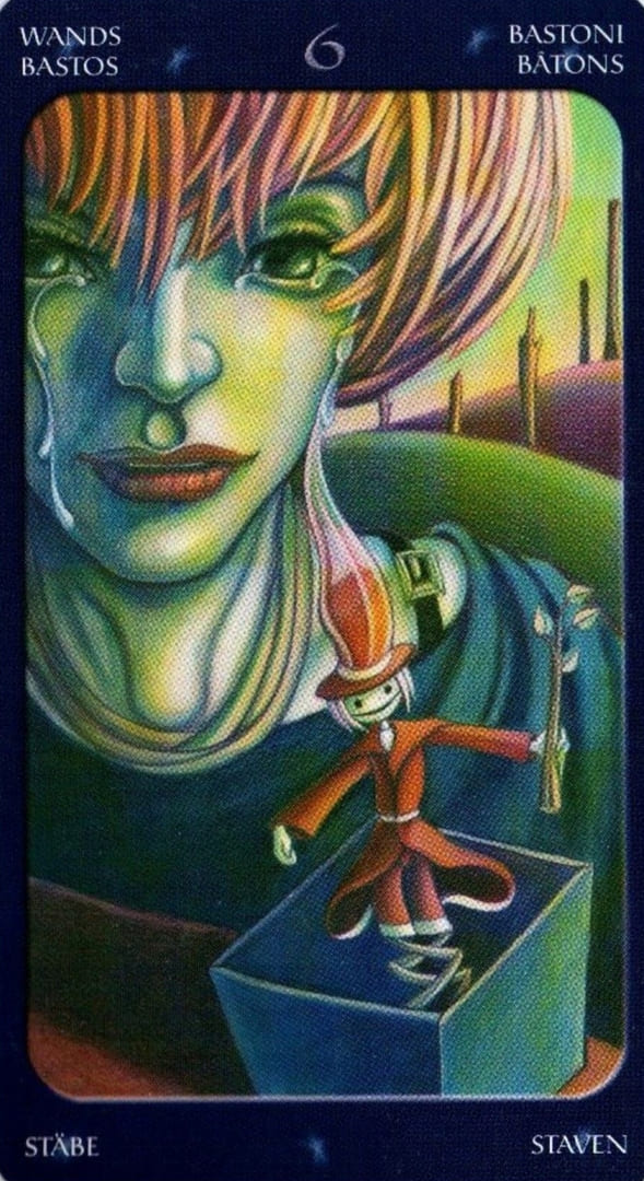 Шестёрка жезлов — Таро Сладкие Сумерки