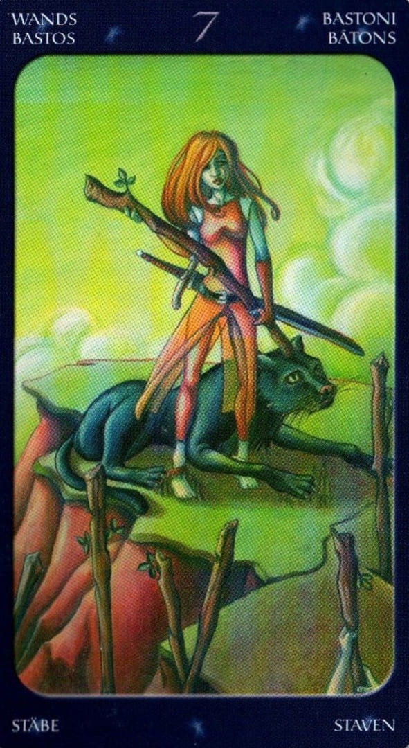 Семёрка жезлов — Таро Сладкие Сумерки