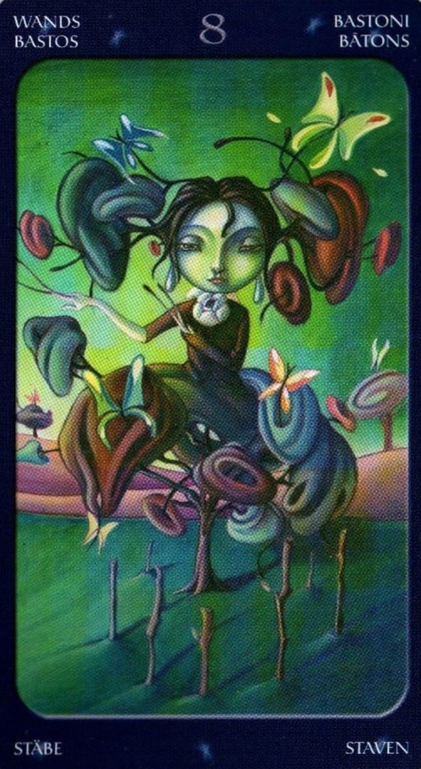 Восьмёрка жезлов — Таро Сладкие Сумерки