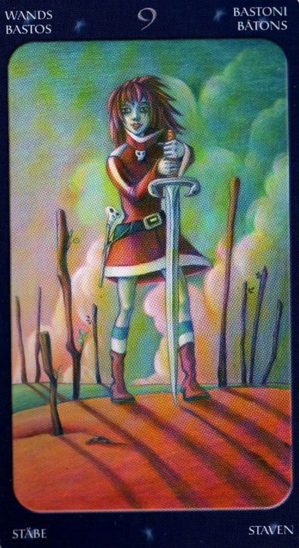 Девятка жезлов — Таро Сладкие Сумерки
