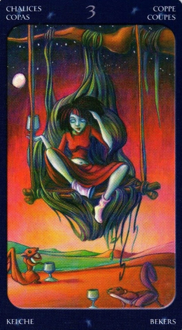 Тройка чаш — Таро Сладкие Сумерки