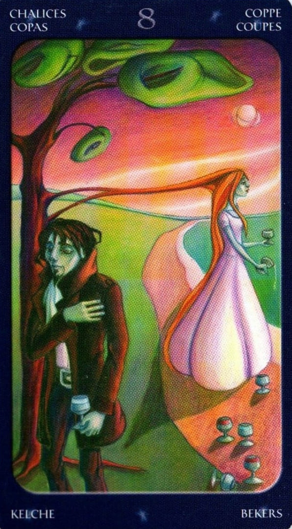 Восьмёрка чаш — Таро Сладкие Сумерки