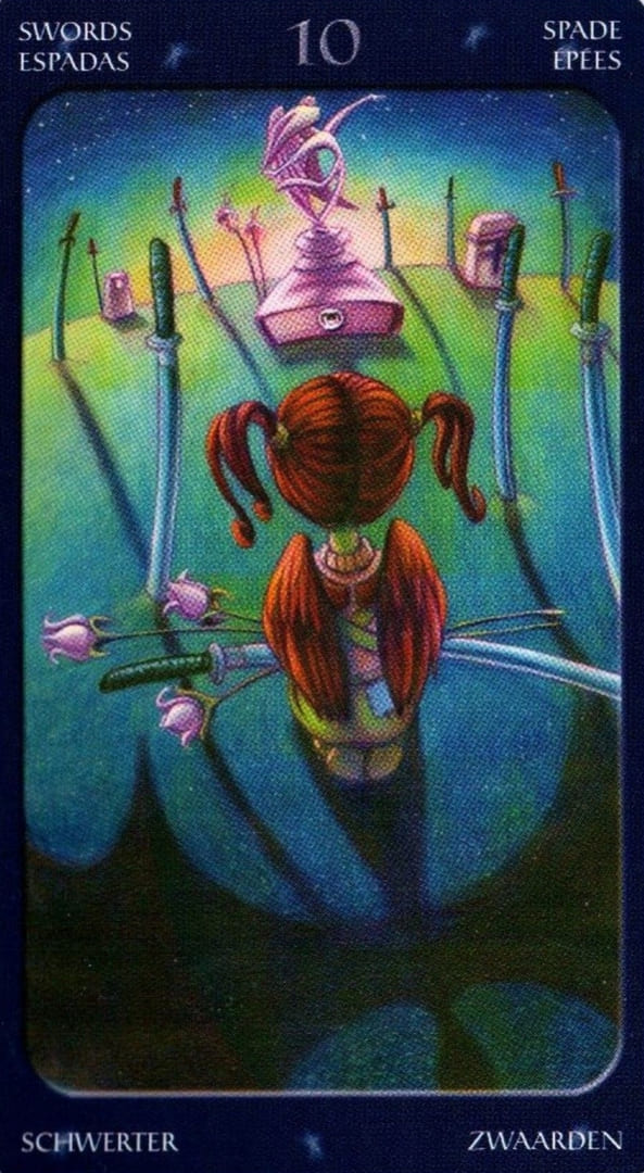 Десятка мечей — Таро Сладкие Сумерки