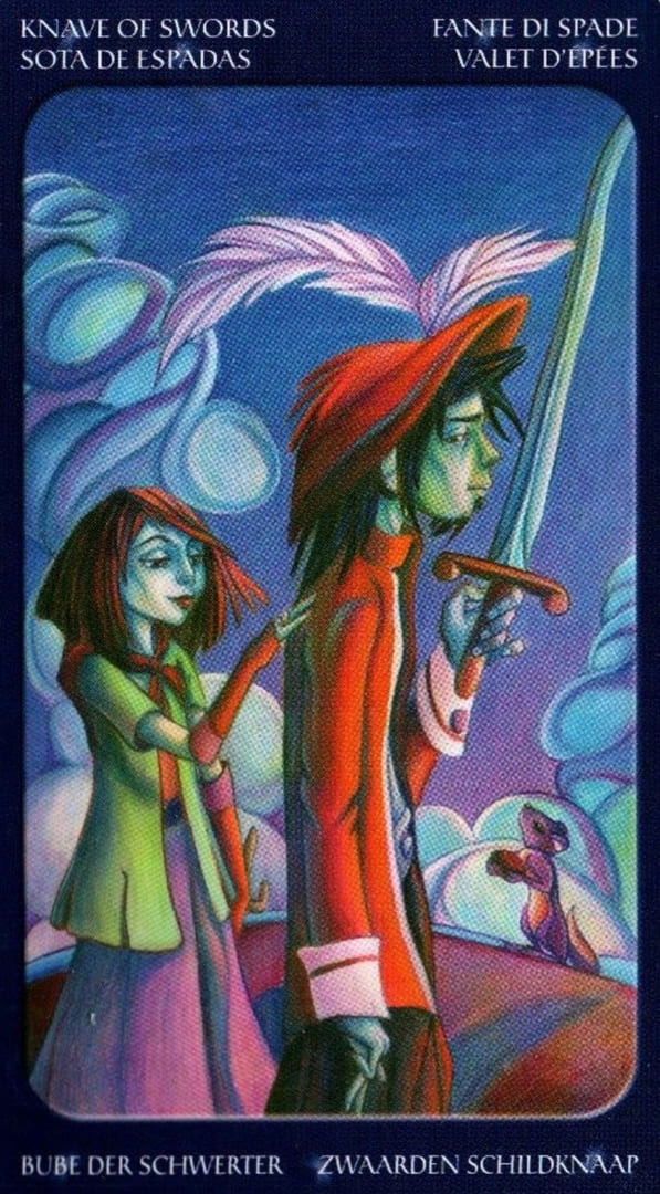 Паж мечей — Таро Сладкие Сумерки