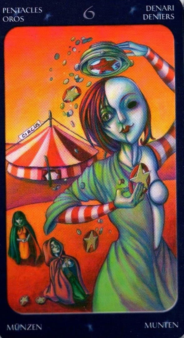 Шестёрка пентаклей