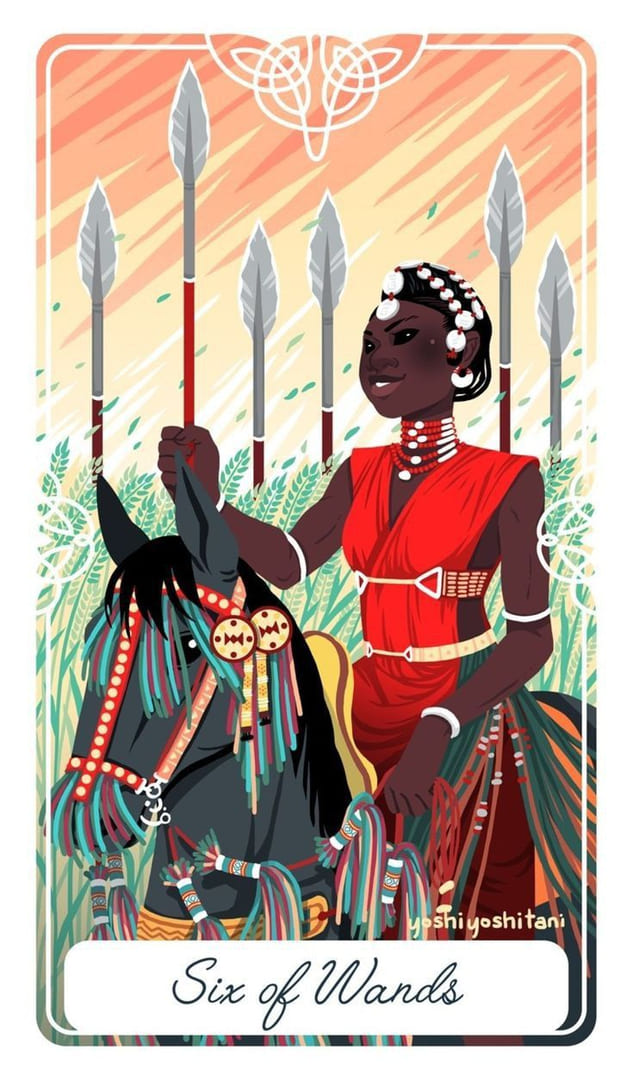 Шестёрка жезлов — Таро сказочных архетипов