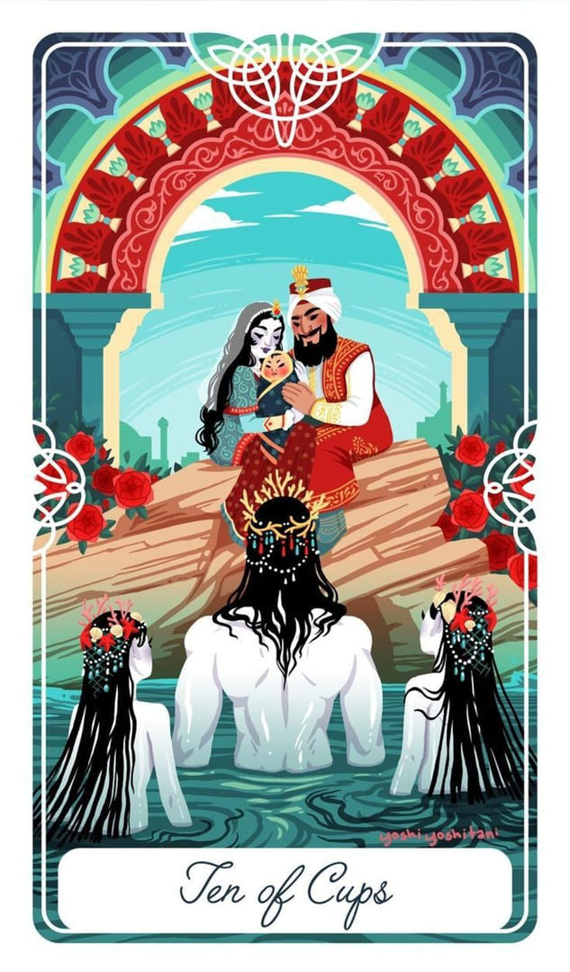 Десятка чаш — Таро сказочных архетипов
