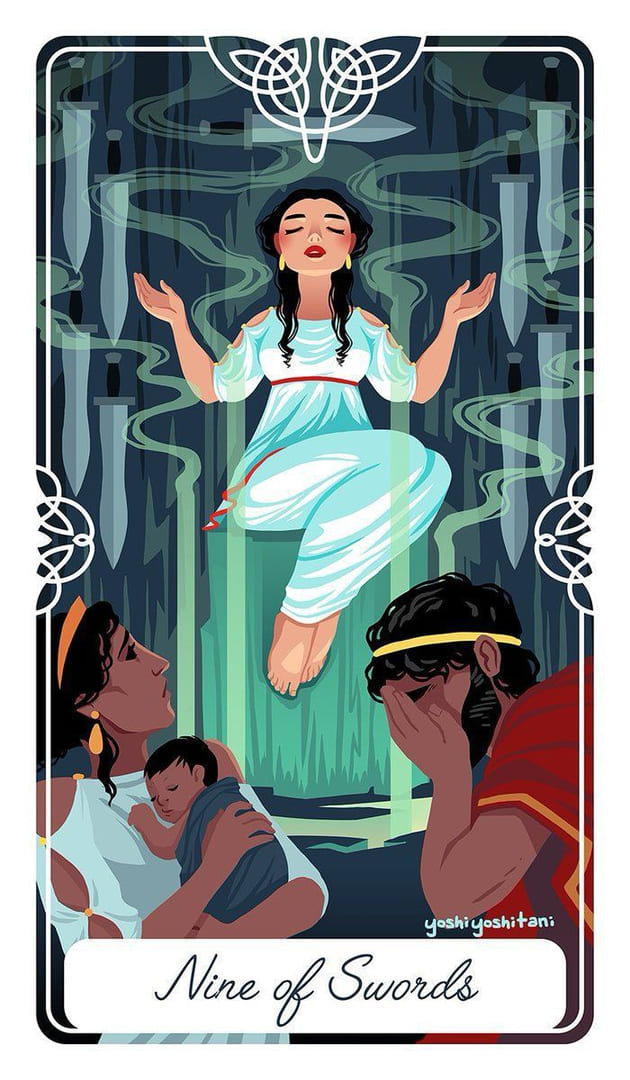 Девятка мечей — Таро сказочных архетипов
