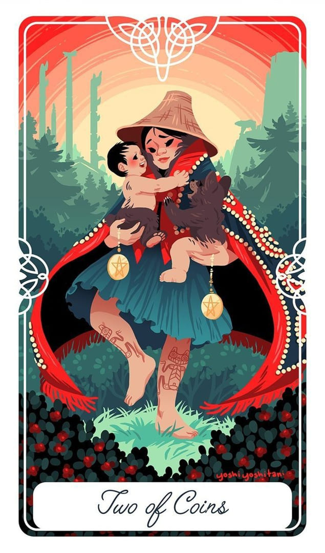 Двойка пентаклей — Таро сказочных архетипов