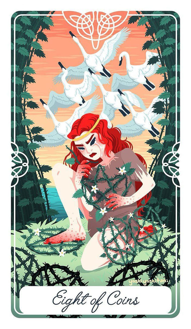 Восьмёрка пентаклей — Таро сказочных архетипов