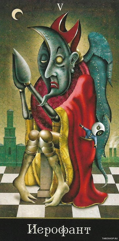 Иерофант — Таро Безумной Луны (Deviant Moon)