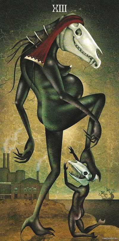 Смерть — Таро Безумной Луны