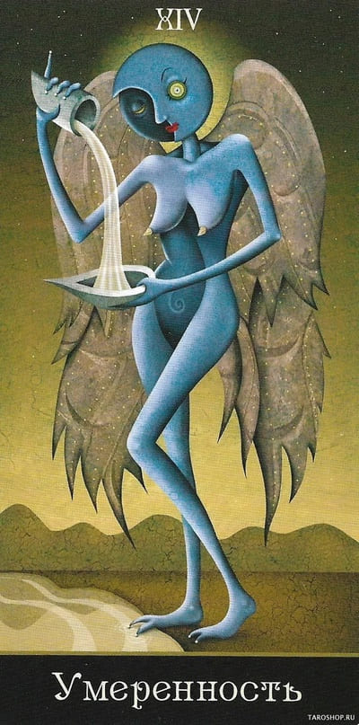 Умеренность — Таро Безумной Луны (Deviant Moon)
