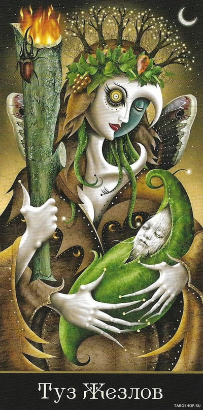 Туз жезлов — Таро Безумной Луны