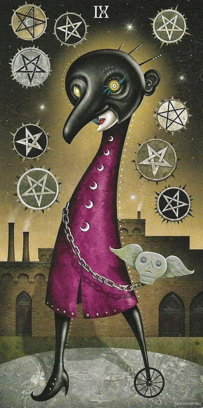 Девятка пентаклей