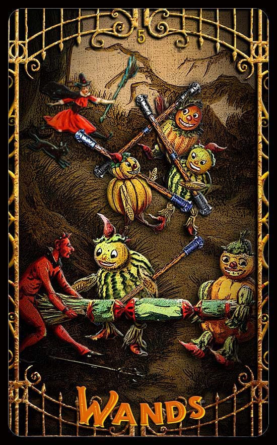 Пятёрка жезлов