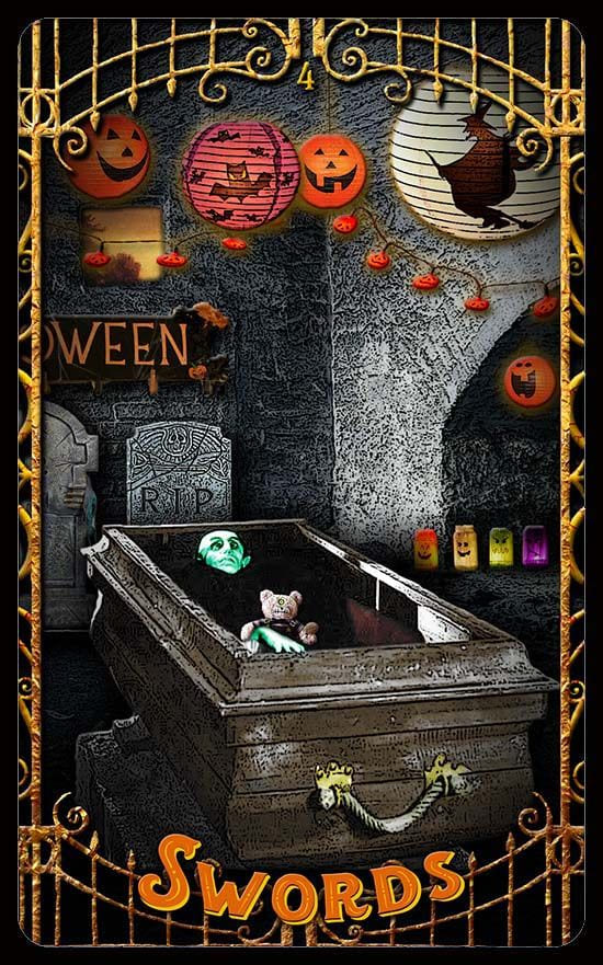 Четверка мечей — Таро Сладость или Гадость