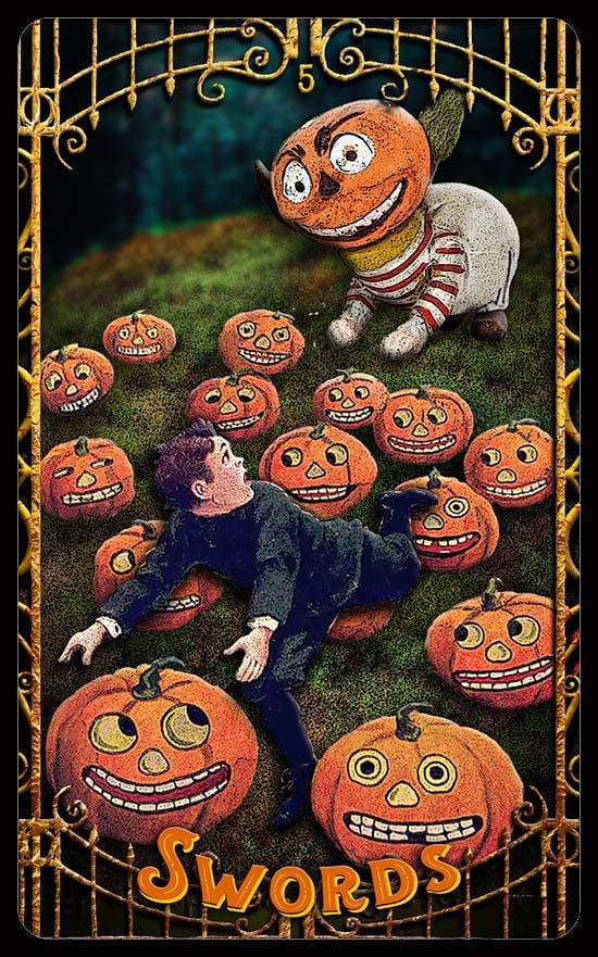 Пятёрка мечей — Таро Сладость или Гадость