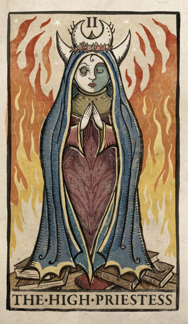 Верховная жрица — Таро Триумфы Луны