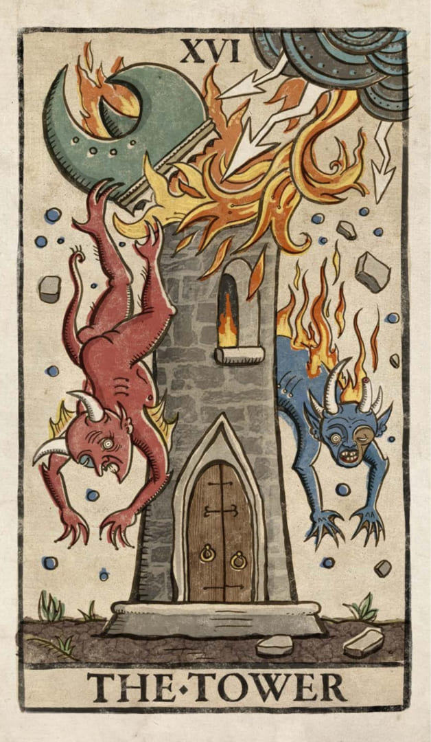 Башня — Таро Триумфы Луны
