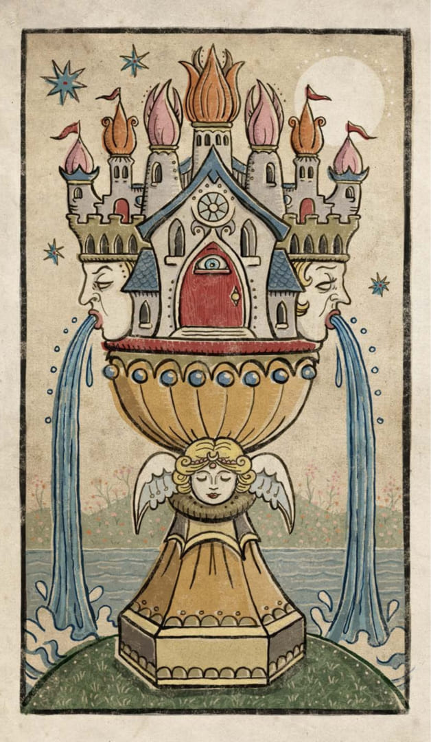 Туз чаш — Таро Триумфы Луны