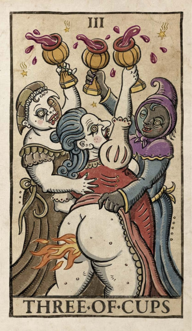 Тройка чаш — Таро Триумфы Луны