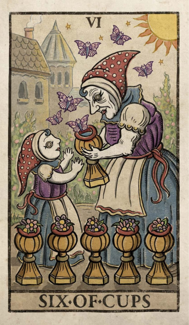 Шестёрка чаш — Таро Триумфы Луны