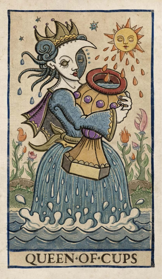 Королева чаш — Таро Триумфы Луны