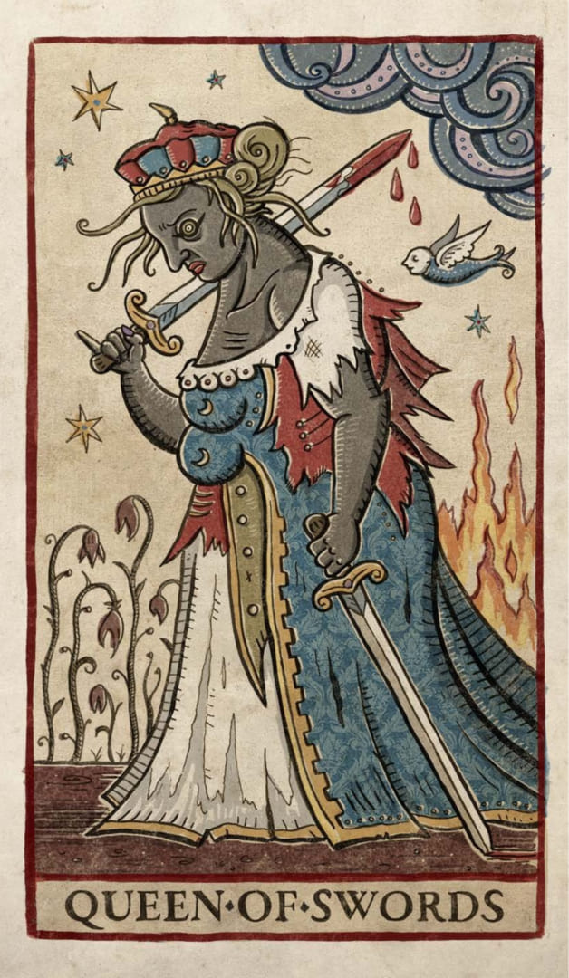 Королева мечей — Таро Триумфы Луны