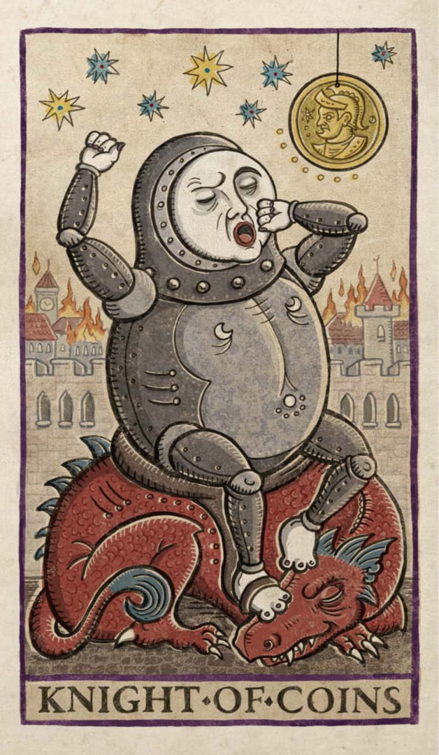 Рыцарь пентаклей — Таро Триумфы Луны