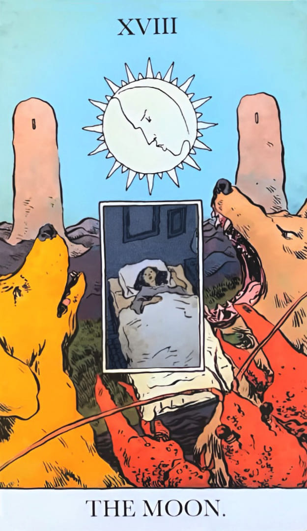 Луна — Раскрытое Таро