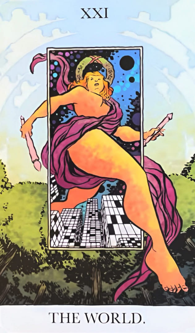 Мир — Раскрытое Таро