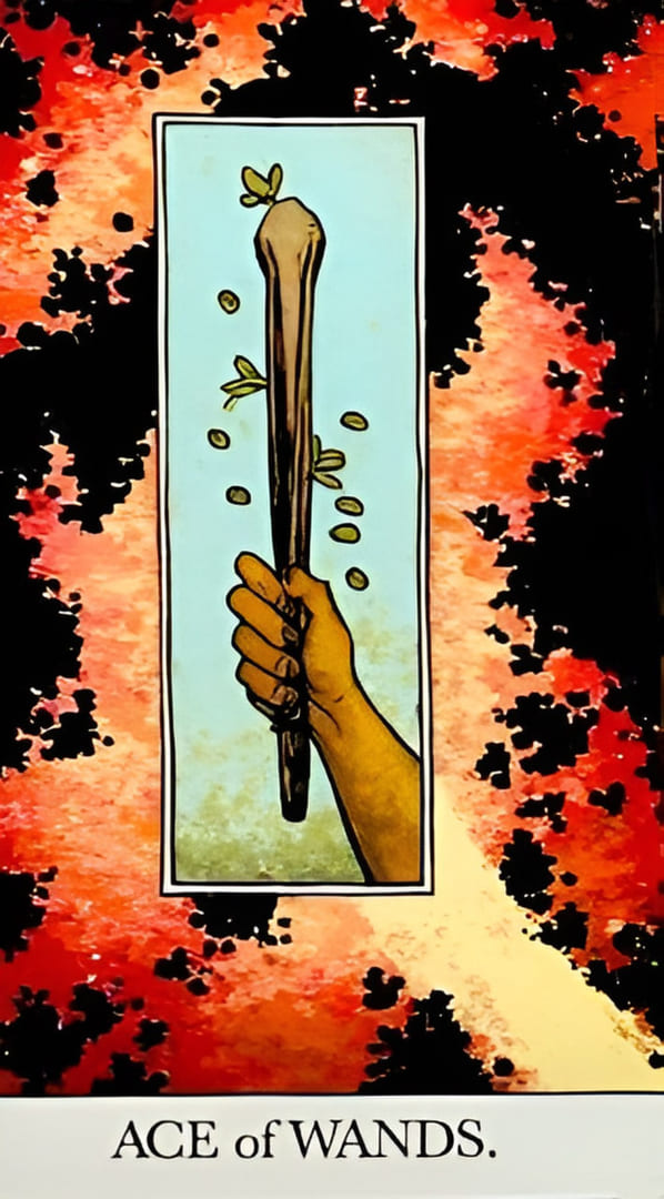 Туз жезлов — Раскрытое Таро