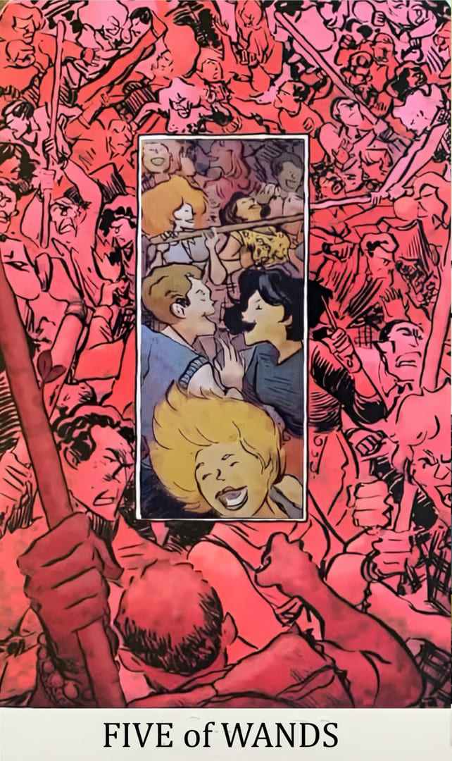 Пятёрка жезлов