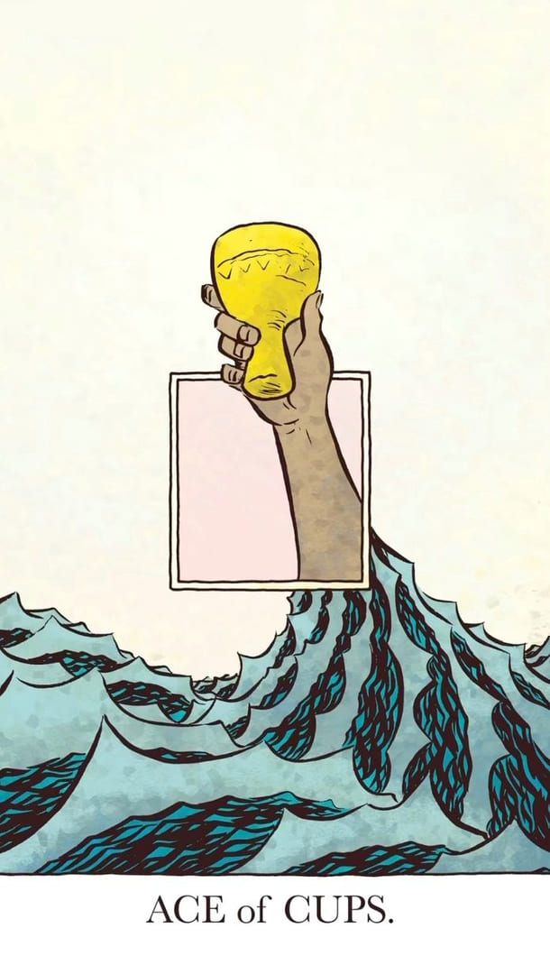 Туз чаш — Раскрытое Таро