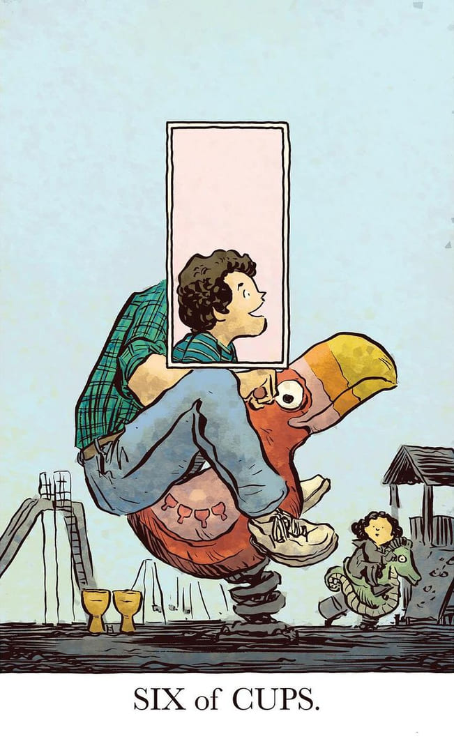 Шестёрка чаш — Раскрытое Таро