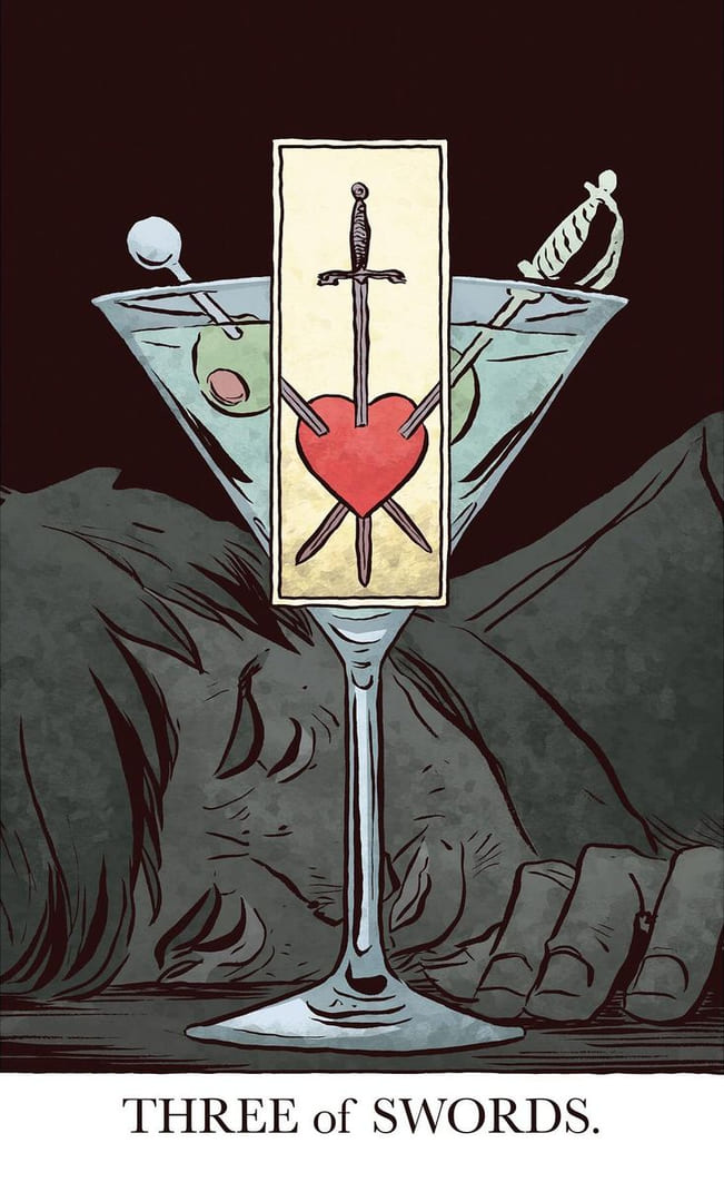 Тройка мечей — Раскрытое Таро
