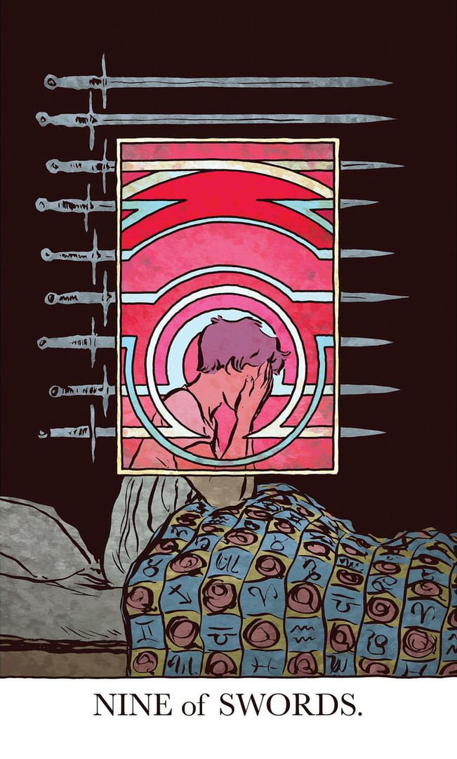 Девятка мечей — Раскрытое Таро