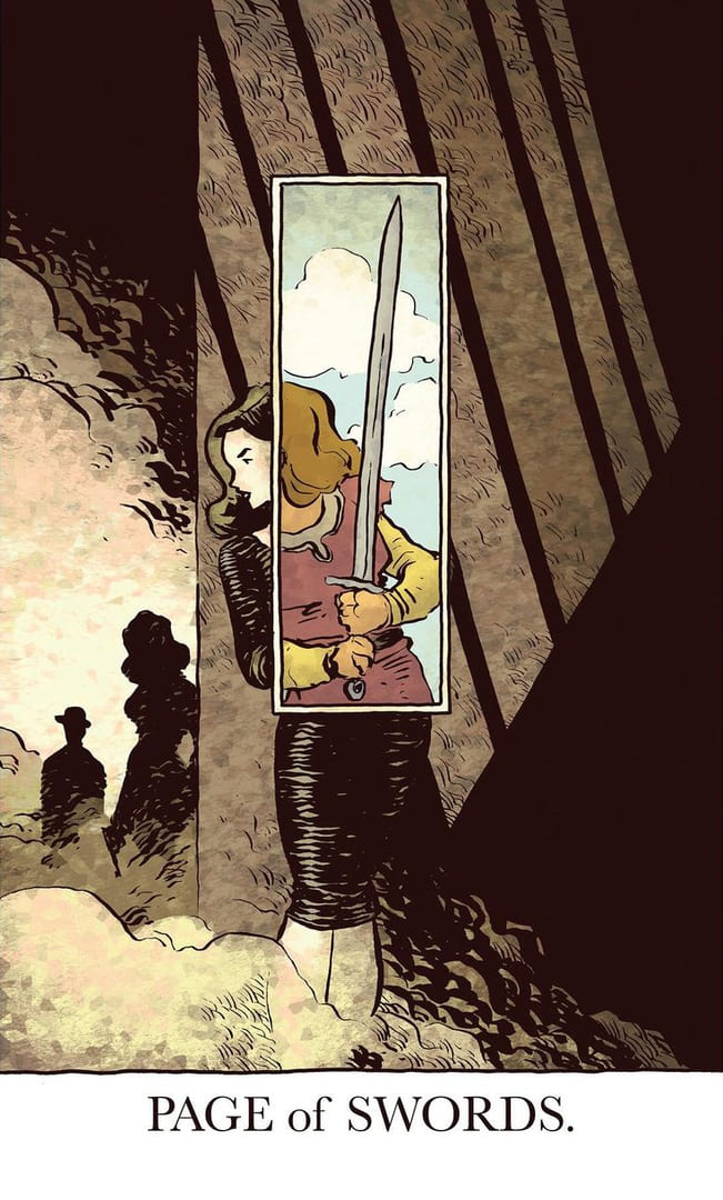 Паж мечей — Раскрытое Таро