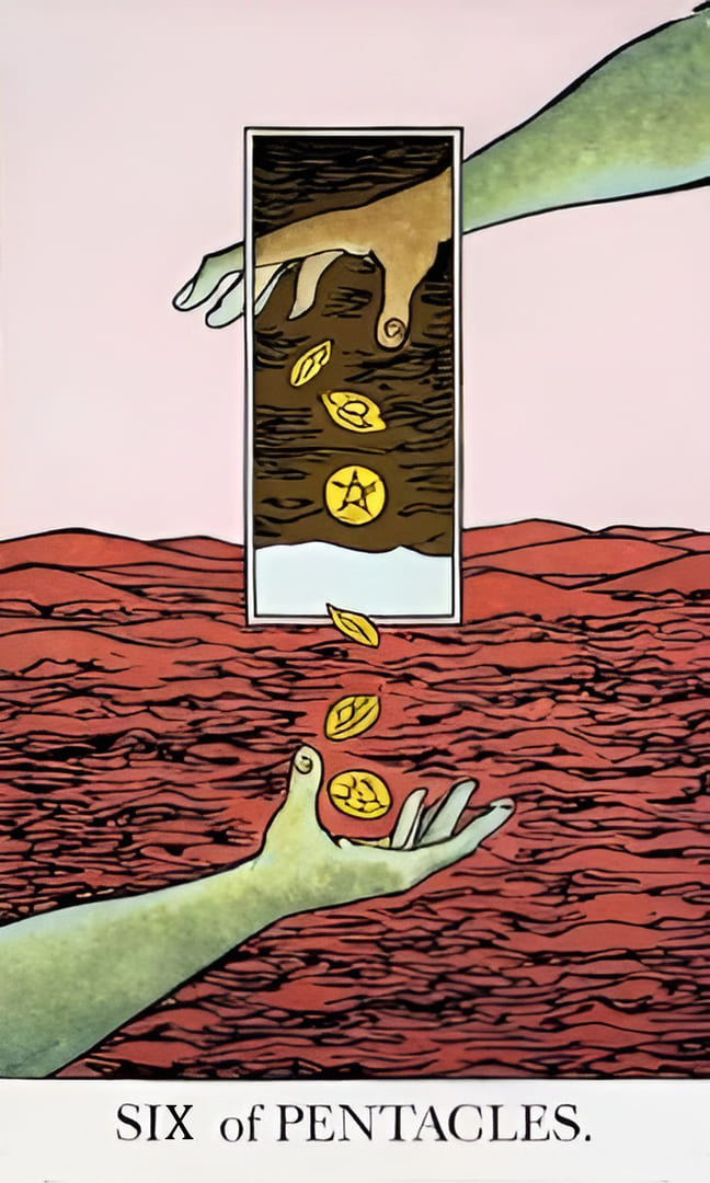 Шестёрка пентаклей