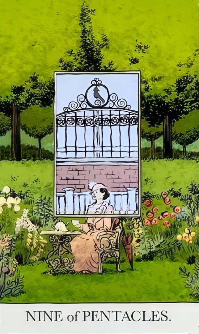 Девятка пентаклей