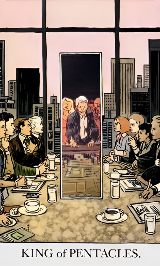 Король пентаклей — Раскрытое Таро