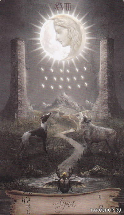 Луна — Heaven & Earth Tarot
